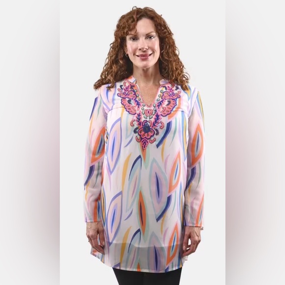 Banana Boat NWOT Ladies Floral Cover Up - Picture 5 of 6